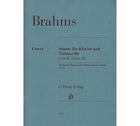 Sonata for Piano and Violoncello - op. 38 - E minor - revised edition - with marked and unmarked string part - ( HN 1134 ): revidierte Ausgabe