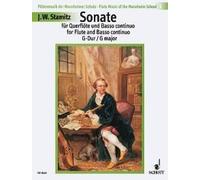 Sonata G major Issue 1 flute and basso continuo (intermediate) Stamitz Schott Mu