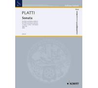 Sonata G major op. 3/6 flute and basso continuo (advanced) Platti Schott Music S