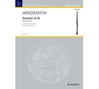 Sonata in Bb: for clarinet and piano. clarinet in Bb and piano.