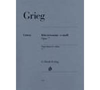 Sonata In E Minor Op.7 Edvard Grieg Book [Softcover] Piano G. Henle Verlag