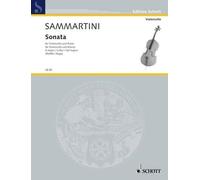 Sonata in G Major: Violoncello and Piano - Paperback NEW Sammartini, Gio 01/04/1