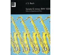 Sonata in G Minor BWV 1020: UE17774: For Alto Saxophone and Piano by Bach, J. S. (January 1, 1984) Sheet music