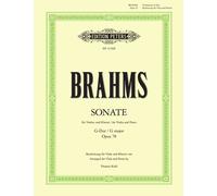 Sonata in G Op.78 (version for viola) Music Brahms Edition Peters