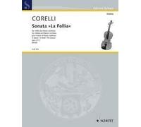 Sonata La Follia D minor op. 5/12 Arcangelo Corelli Set Violin and Basso Continu