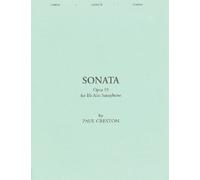 Sonata, Op. 19, for E-Flat Alto Saxophone- Alto Sax
