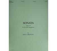 SONATA OP 19 FOR EFLAT ALTO SAXOPHONE