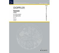 Sonata op. 25 2 flutes and piano Albert Franz Doppler Schott Musi