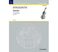 Sonata op. 25/3 cello (advanced) Hindemith for violoncello solo Schott Music Sad