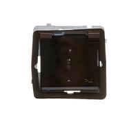 Sonata Socket Splashproof with/u IP44 Flap Transparent Chocolate Metallic GPH-1RZ/m/40/d ospel 5907577448691