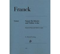 Sonata violin and piano Franck G. Henle Verlag
