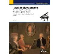 Sonatas for Piano Duet piano (4 hands) (intermediate) Mozart / Haydn / J.Chr. Ba