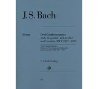 Sonatas for Viola da Gamba and Harpsichord (Version for Viola da Gamba or Violoncello) BWV 1027-1029 - viola da gamba (cello) and harpsichord - (HN 676)