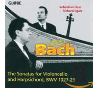 Bach, J.S. / Hess / Egarr Sonatas Violoncello & Harpsichord (CD)
