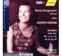 Sonatas Hob. XVI: No. 1, 3, 4, 7, 8, 34, 37,44,46 (Bergmann)