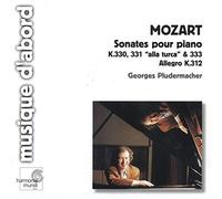 Sonatas K330, 331 And 333, Allegro K312 (Pludermacher)