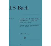 Sonatas no. 4 - 6 for Violin and Piano (Harpsichord) BWV 1017- 1019 - violin and piano - (HN 199)