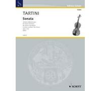 Sonate G Giuseppe Tartini Book [Softcover] Violin and Piano Schott Music