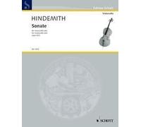 Sonate Opus 25/3 Paul Hindemith Book [Softcover] Cello Schott Music