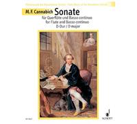 Sonate Ré majeur: Numéro 3. op. 1/1. flute and basso continuo.
