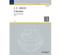 Sonaten(3) Fl/V. Johann Sebastian Bach Book [Softcover] Violin Schott Music