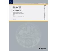 Sonaten(6) 2 Op.2 Michel Blavet Book [Softcover] Flute and Piano Schott Music