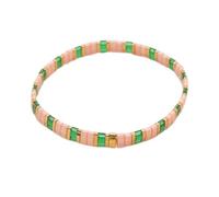 Sonateomber Summer Candy Colors Tila Flat Seed Beads Stretch Strand Bracelet for Women- Trendy Unique Friendship Handmade Mixed Colorful Square Beaded Miyuk Link Bracelets Stackable Jewelry Gifts, M