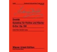 Sonatina G Major op. 100 violin and piano (intermediate) Urtext Dvořák Edited fr