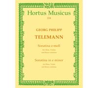 Sonatina in E minor (TWV 42: e5) Music Telemann Baerenreiter Germany