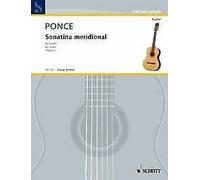 Sonatina meridional sheet music Adapto para la Guitarra par A. Segovia Ponc