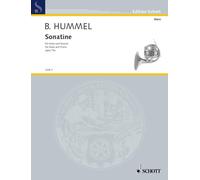 Sonatina op. 75a horn and piano Bertold Hummel Schott Music
