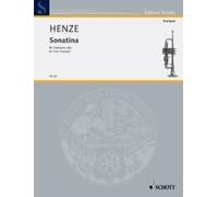 Sonatina trumpet solo (difficult) Henze for trumpet solo Schott Music Saddle-wir
