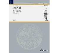 Sonatina trumpet solo Hans Werner Henze Schott Music