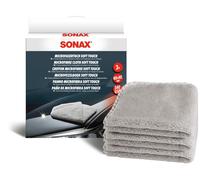 SONAX Microfibre Cloth Soft Touch (Pack of 3) Performance Detailing Cloth for Polishes, Sealants and The Entire Interior | Item No. 04510000
