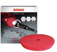 SONAX 493400-544 Hard/High Density Polishing Sponge, Red, 14.3 cm