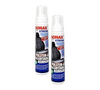 SONAX 2 x 02061410 Xtreme upholstery and Alcantara cleaner, propellant gas-free, 250 ml.