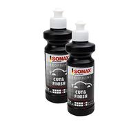 SONAX 2 x Profiline Cut&Finish 02251410 Silicone Free Abrasive Polish Tube 250 ml