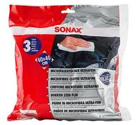 SONAX 450700 Microfibre Cloth Pack of 3 D/GB/F/NL/I/E