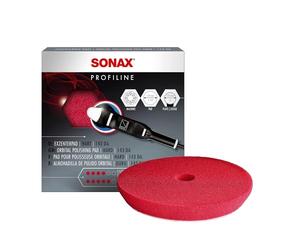 SONAX 493400-544 Hard/High Density Polishing Sponge, Red, 14.3 cm