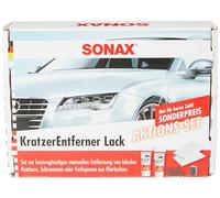 SONAX Action Set Scratch Remover Varnish (2 x 25 ml) eliminates scratches and scratches of clear coat | Item No. 03058410