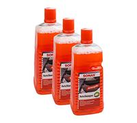 SONAX Car Shampoo Car Wash Shampoo Concentrate Ph-Neutral 2L 3X