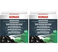 Sonax Care Pad for Plastics (1 Piece) - Cleans and Thorougly Applies Plastic Care Products in the Car's Interior. Comfortable Ergonomic Handling. Washable | Item No. 04172000 (Pack of 2)
