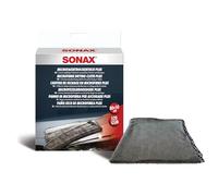 SONAX Microfibre Dry Cloth Plus (1 piece) in large format for perfect, streak-free drying of vehicles, item no. 04512000 white
