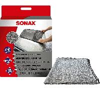 SONAX Microfibre Dry Cloth Plus (1 piece) in large format for perfect, streak-free drying of vehicles, item no. 04512000 white