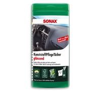 SONAX Plastic Care Wipes Glossy - Pack of 25