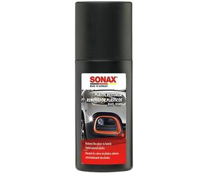 SONAX Plastic Restorer black (100 ml) | Water-based paint with good adhesion for restoring the colour of heavily faded plastics on the vehicle exterior.