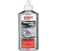 SONAX Polish+Wax Color silver/grey (250 ml) Medium polish for as-new and slightly matt paintwork with colour pigments and wax components | Item-No. 02963410-545