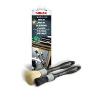 SONAX Profiline Brush Set (2 Pieces) | For cleaning rims, emblems, ventilation slits and other hard-to-reach areas on the vehicle