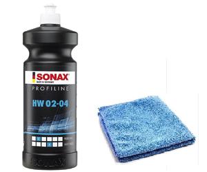 SONAX Profiline Car Deep Shine Body Hard Carnauba Wax Polish HW0204 + Microfibre