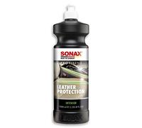 SONAX PROFILINE LeatherCleaner (1 Litre) - foam cleaner for upholstery & trims made of pigmented smooth leather. Removes dirt, without attacking the leather | Item No. 02823000